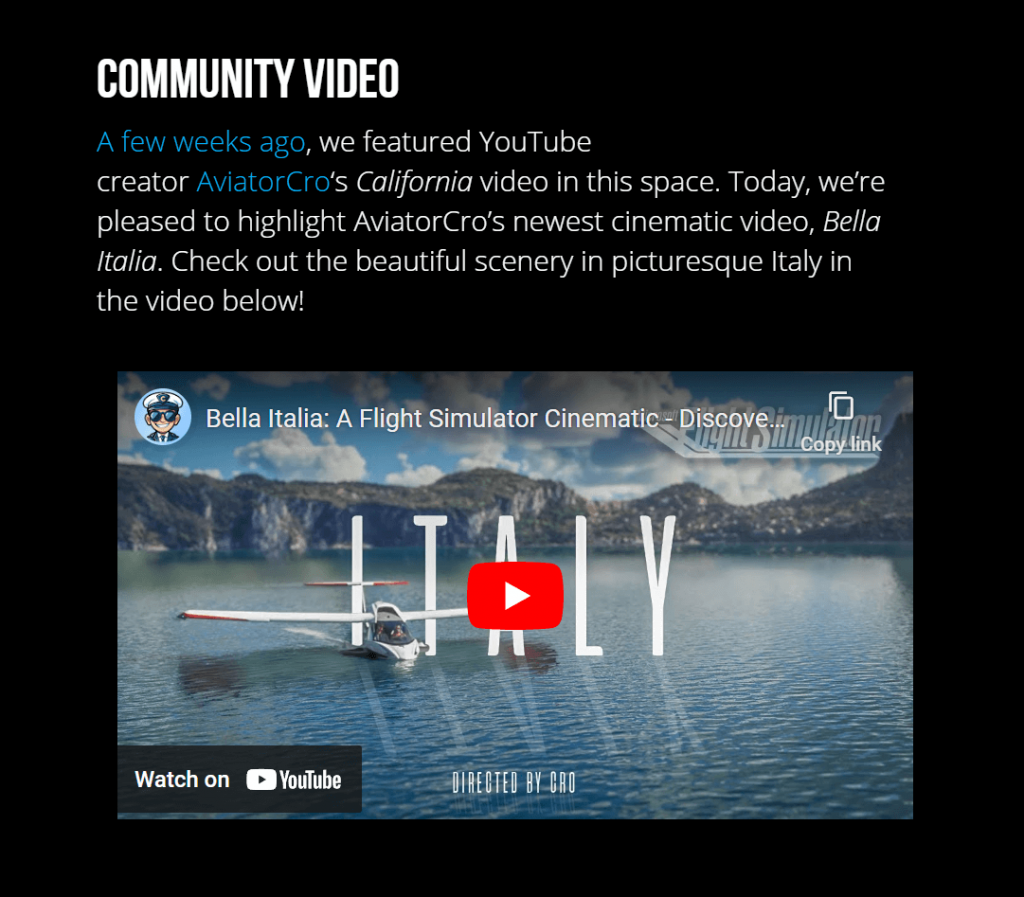 Community Video Italy